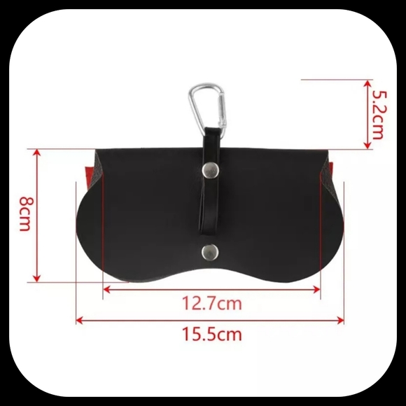 5/$25 Fun Sunglass holder, clip on, snap shut glasses or sunglasses case, NEW - Picture 4 of 9